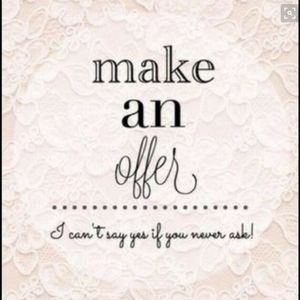 MAKE AN OFFER ❤